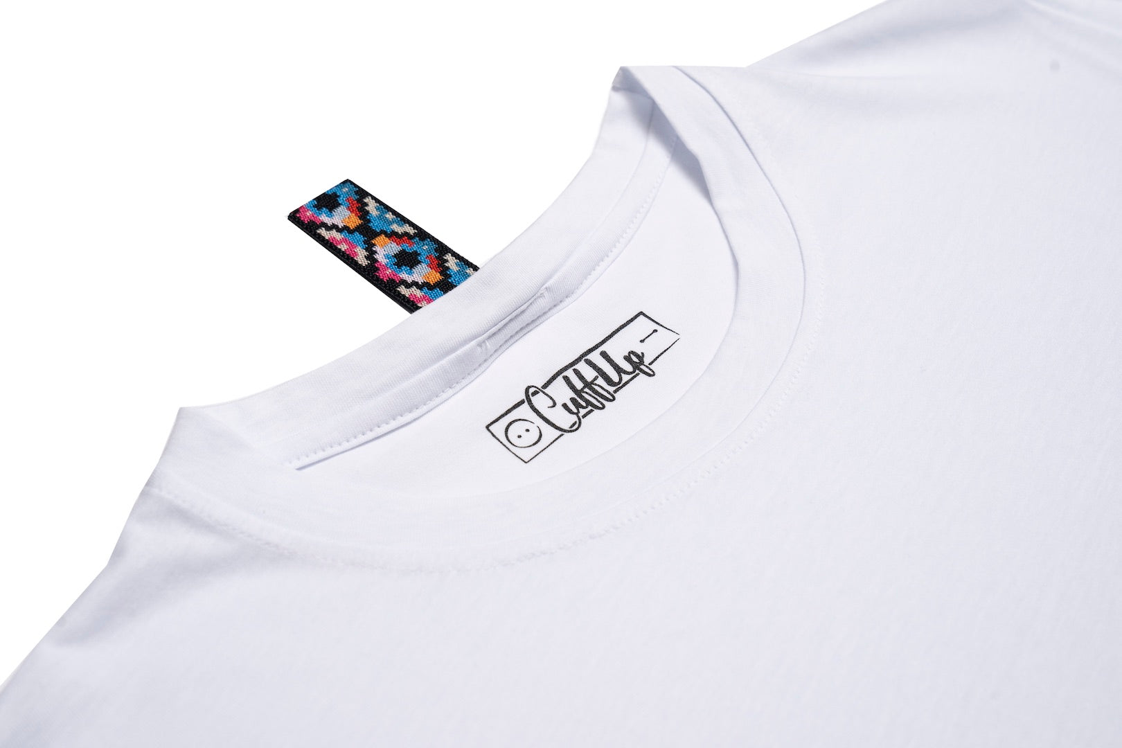 White CuffUp T-Shirt